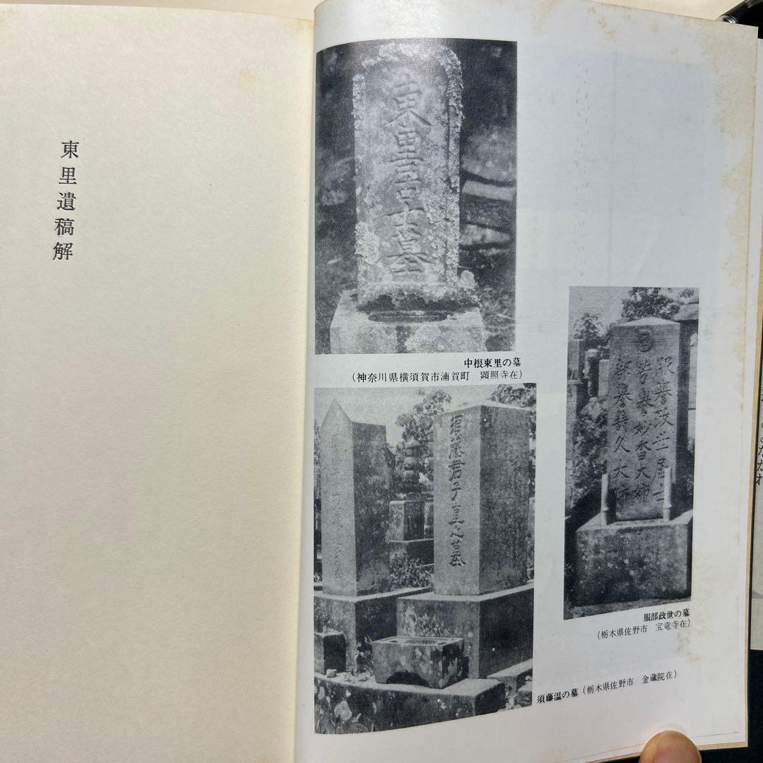 【希少】東里遺稿解 桑川信也編著 中根東里 江戸儒学 郷土史 古書 和本