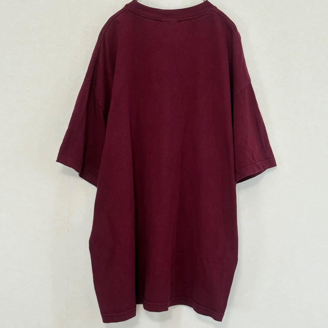 INDEPENDENT Tシャツ【XL】ボルドー メキシコ製 NHS