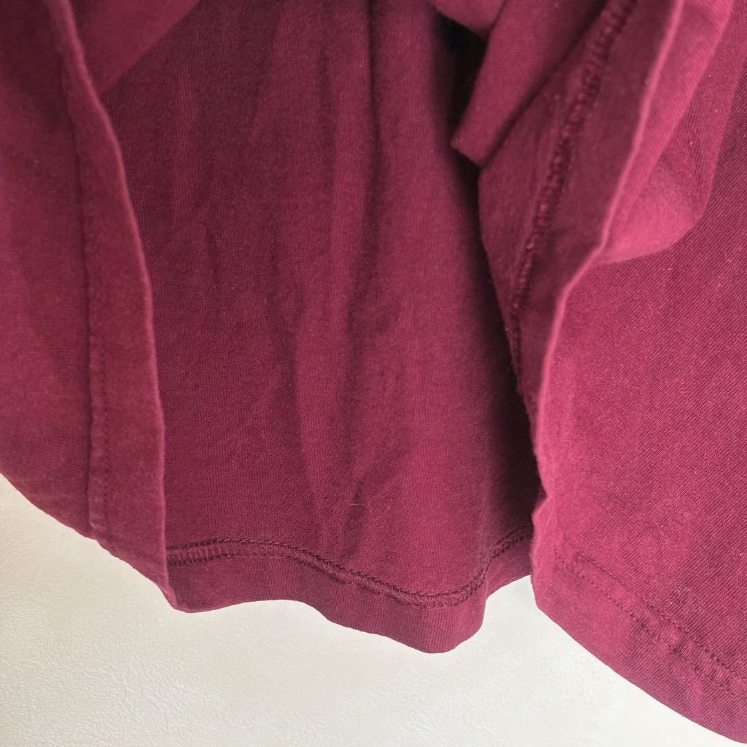 INDEPENDENT Tシャツ【XL】ボルドー メキシコ製 NHS