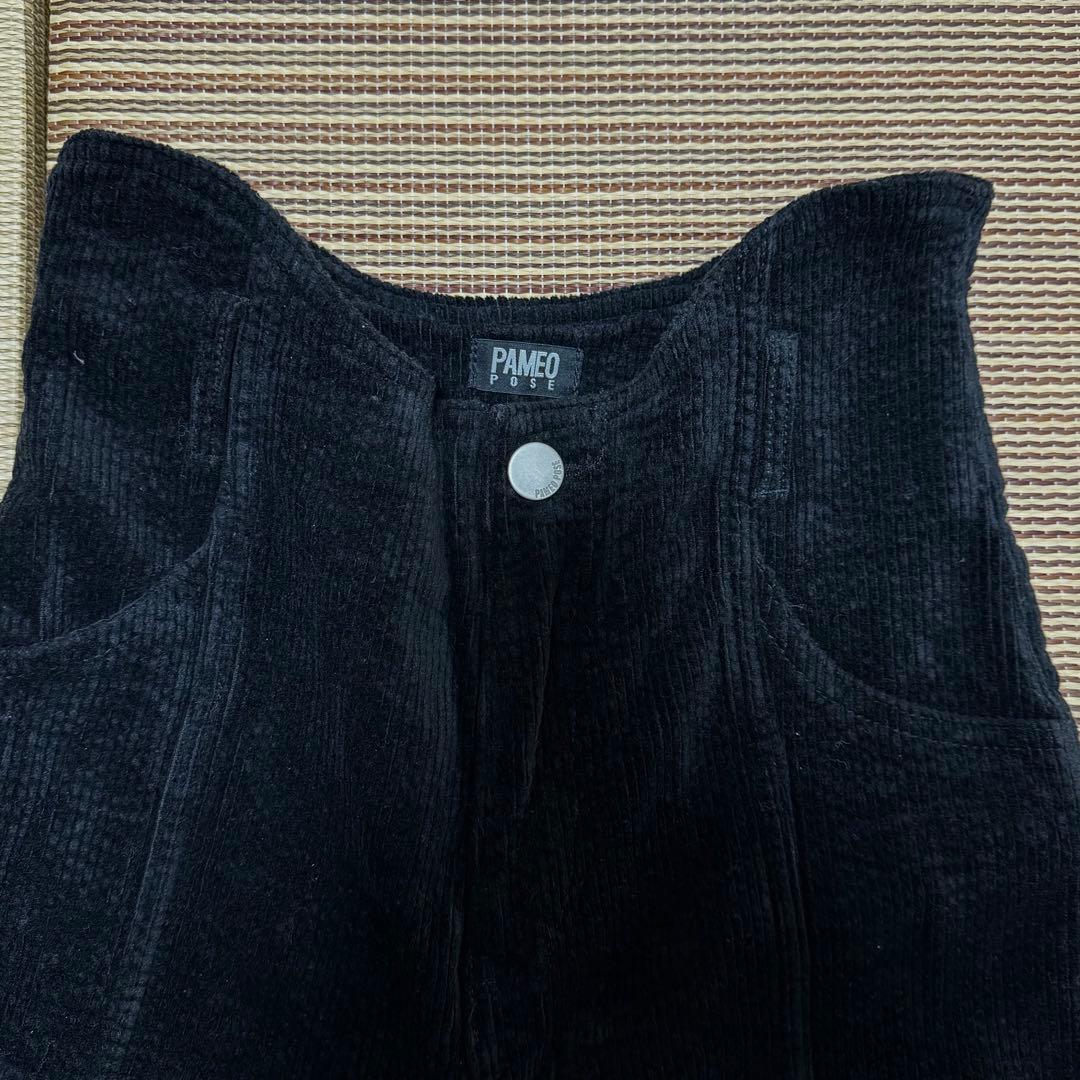 ✨レア✨美品完売品 フレアパンツ ベルボトム ブーツカットコーデュロイ黒70s