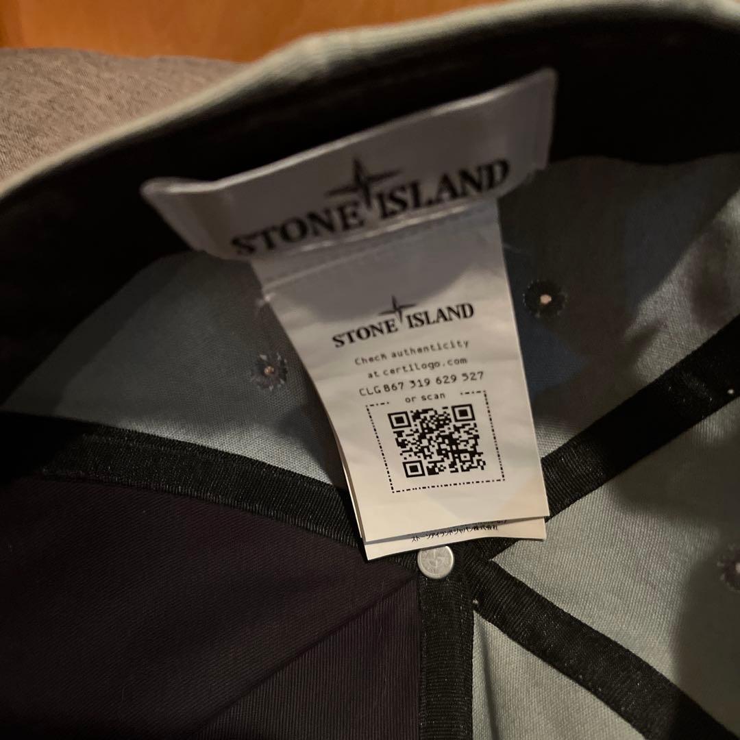 stone  ベースボールキャップ　サックスブルー