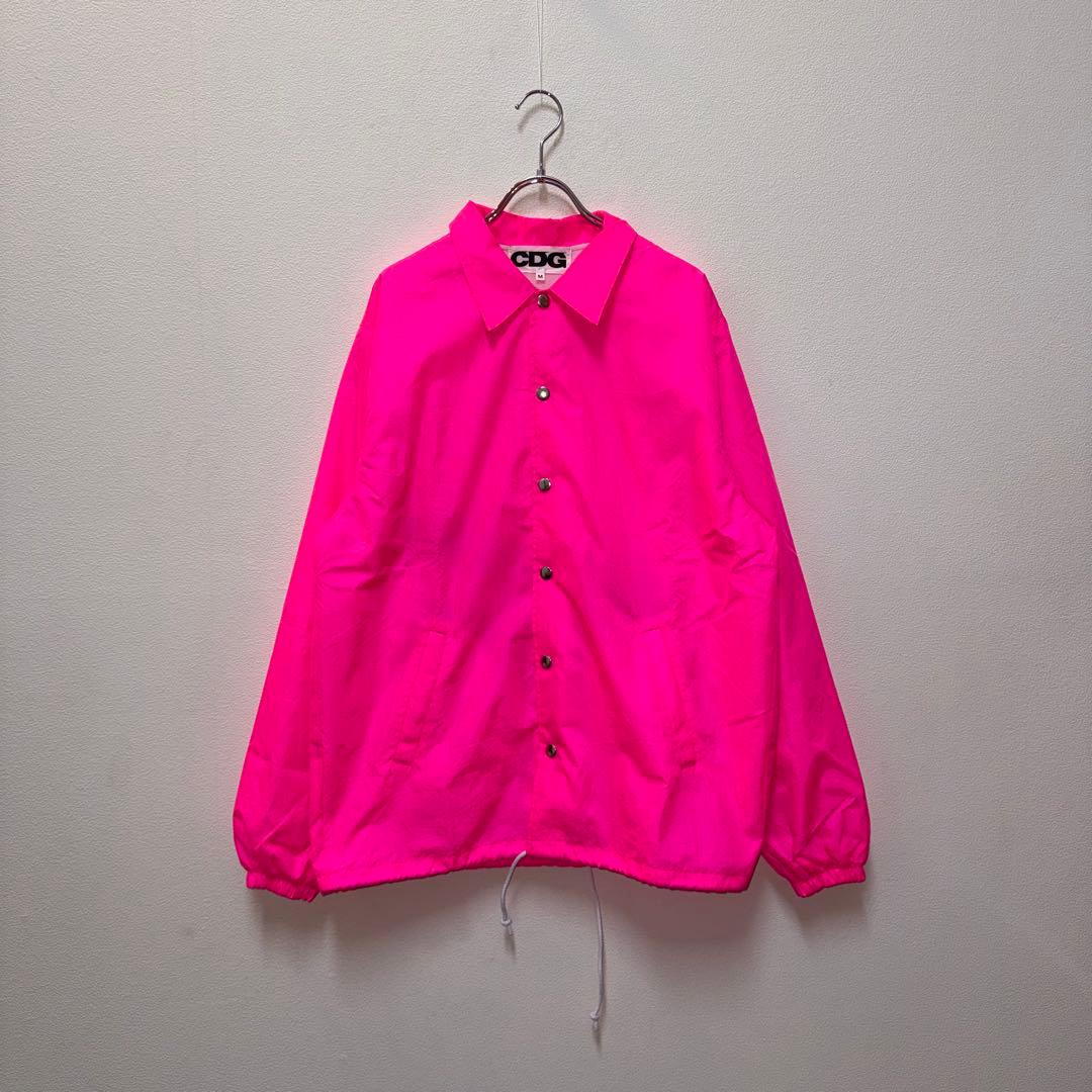 コムデギャルソン CDG 2019 SS コーチジャケット 蛍光色 ネオンピンク