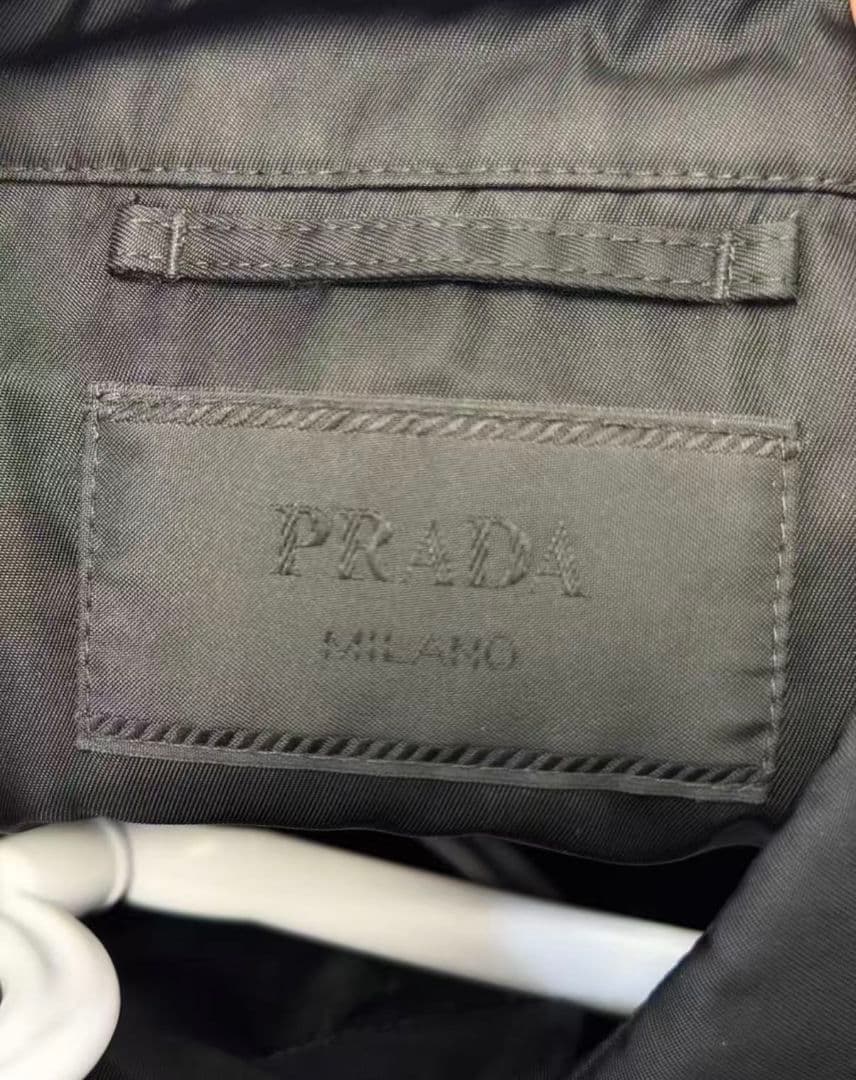 PRADA プラダ ブラック ポケット付きシャツジャケット 新品同様