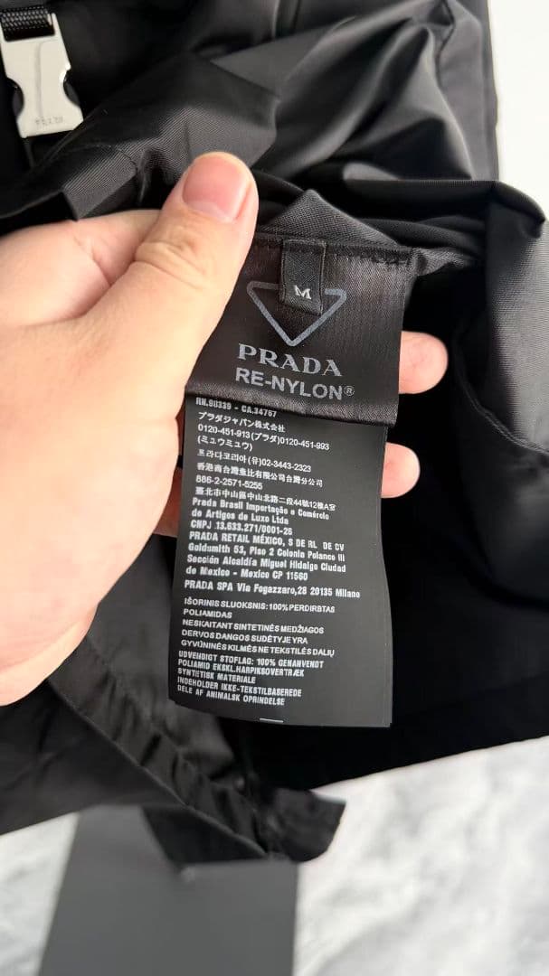 PRADA プラダ ブラック ポケット付きシャツジャケット 新品同様