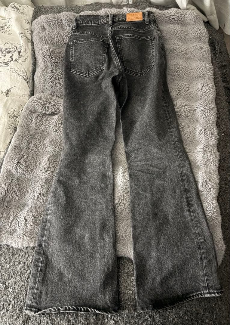 パンツ MOUSSY MVS FLARE BLACK DENIM 24