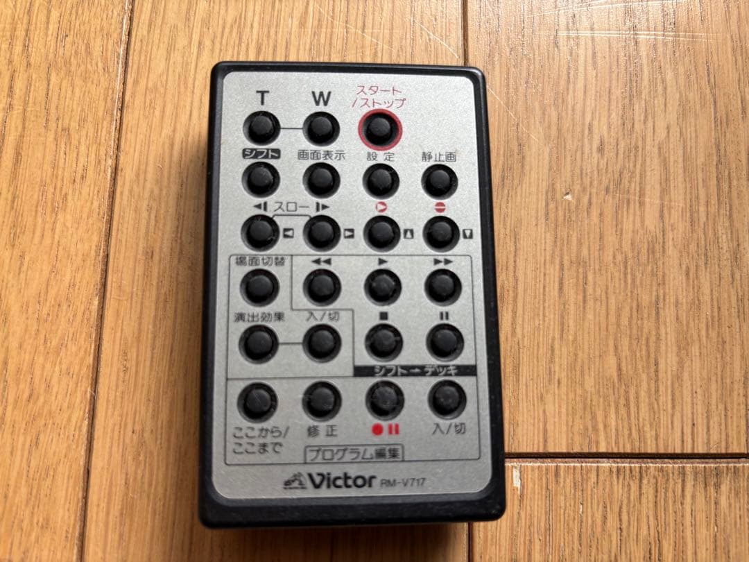 Victor minidvビデオカメラ ACアダプター、リモコン付き