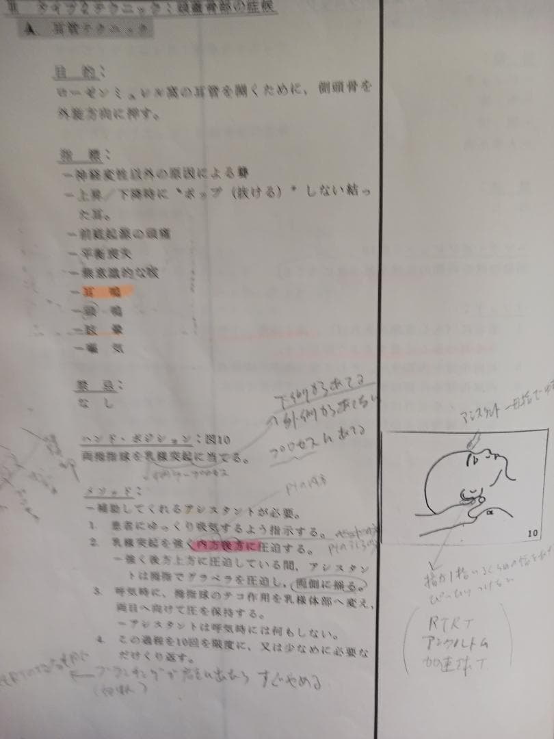 頭蓋骨テクニック参加者ガイド