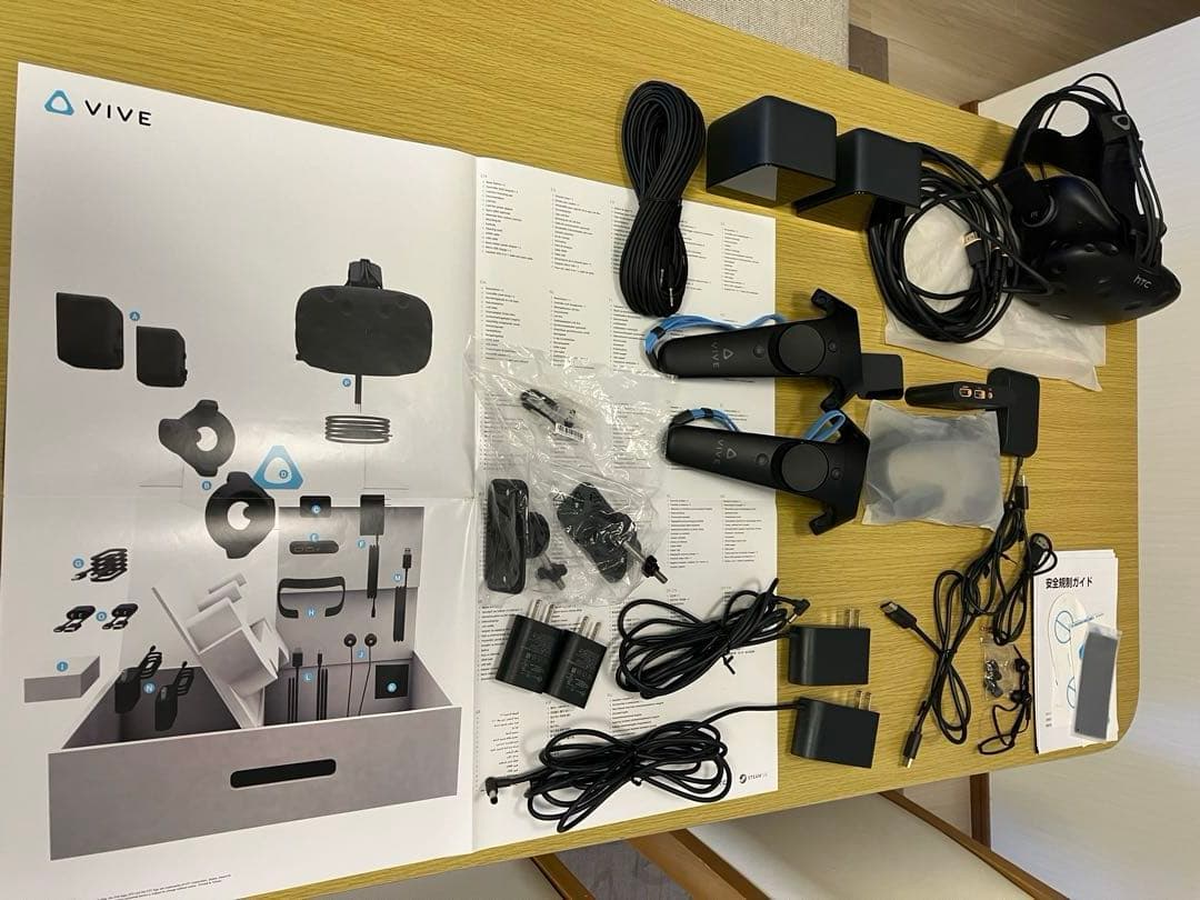 HTC VIVE VRヘッドセット ベースステーション1.0 動作確認済み