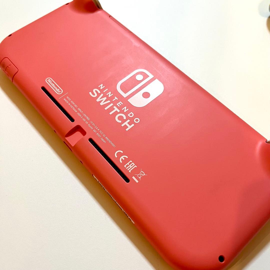 Nintendo Switch Lite コーラルピンク 本体 モンハン　セット