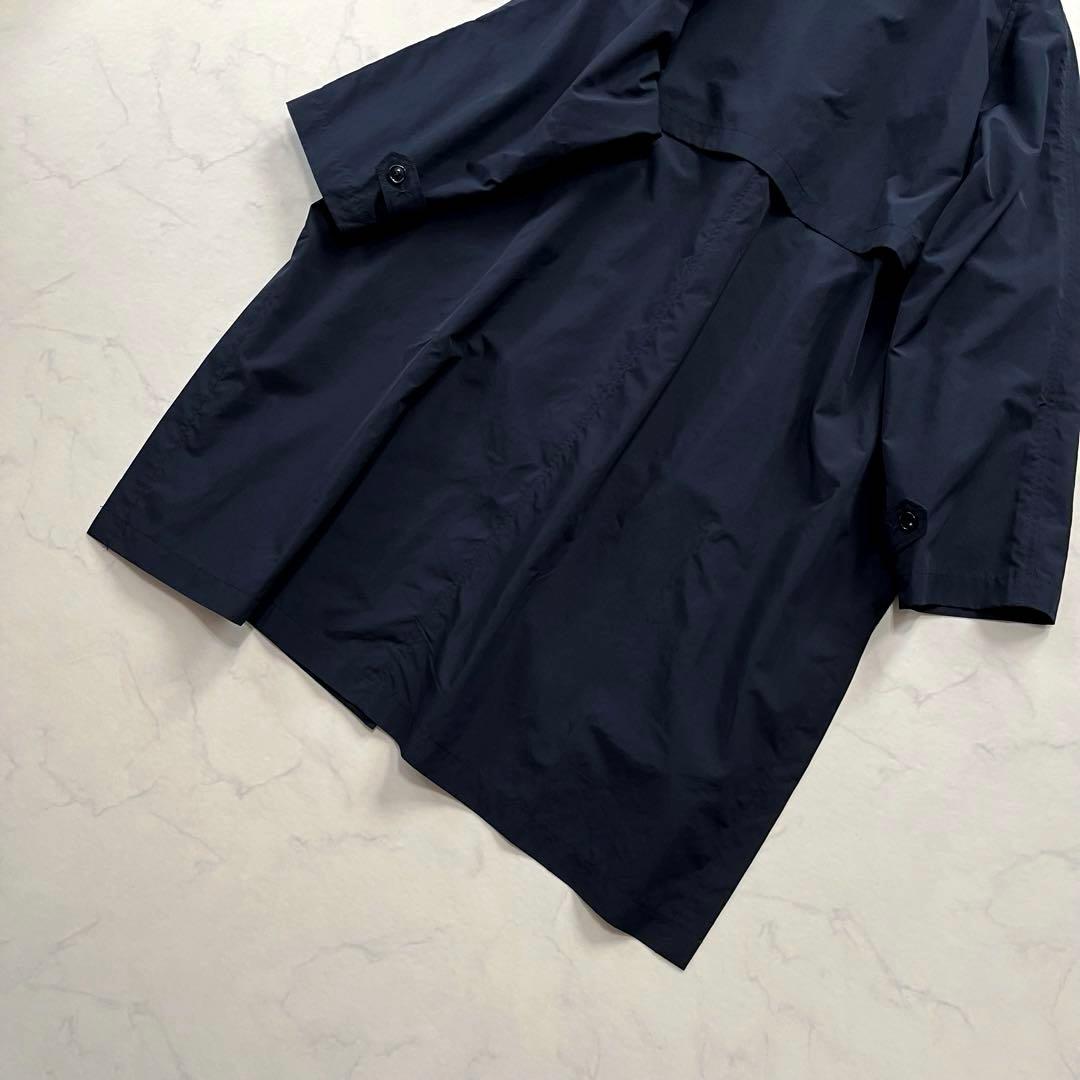 極美品☆IENA イエナ　Pe/ポプリンオーバートレンチコート　ネイビー　38