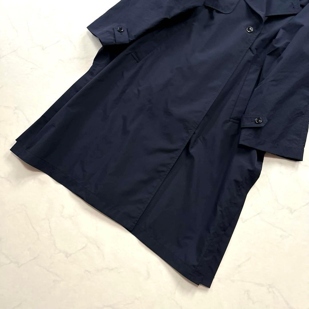 極美品☆IENA イエナ　Pe/ポプリンオーバートレンチコート　ネイビー　38