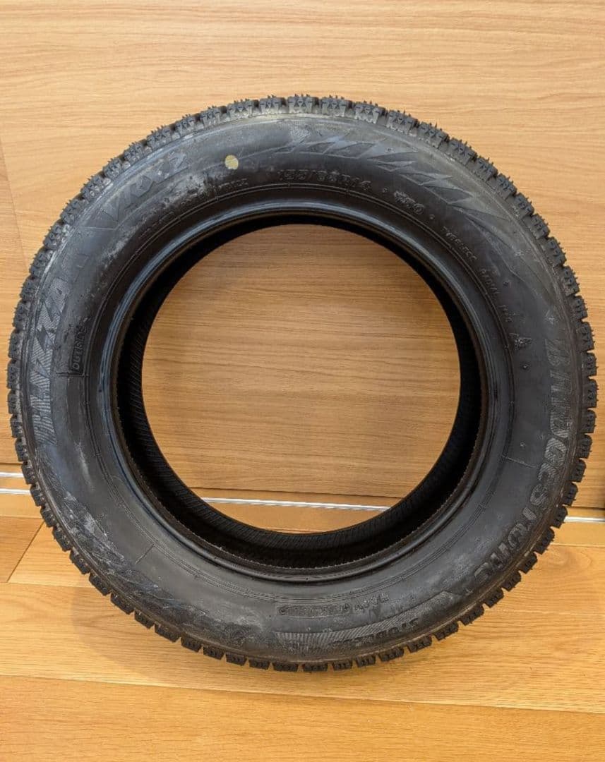 美品★ブリヂストン ブリザック 155/65R14 1本のみ 2022年 溝9分