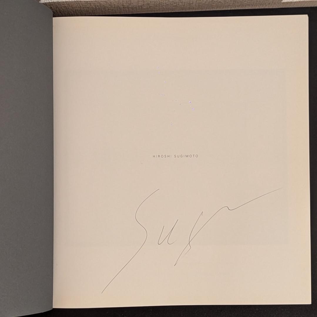 サイン付｜杉本博司 HIROSHI SUGIMOTO 日本語版 2005
