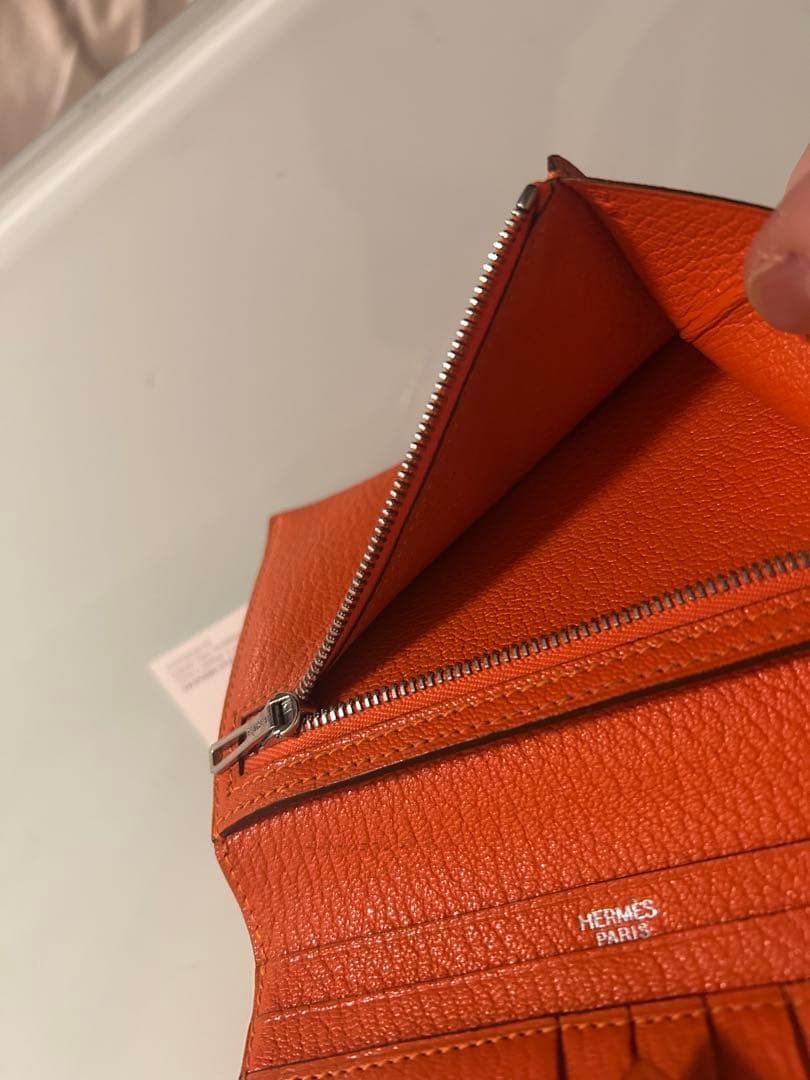 エルメス　ベアン コンパクト　美品　財布　二つ折り　長財布
