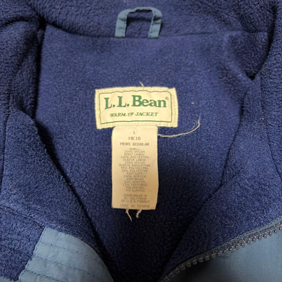 L.L. Bean ウォームアップジャケット　ネイビー　L