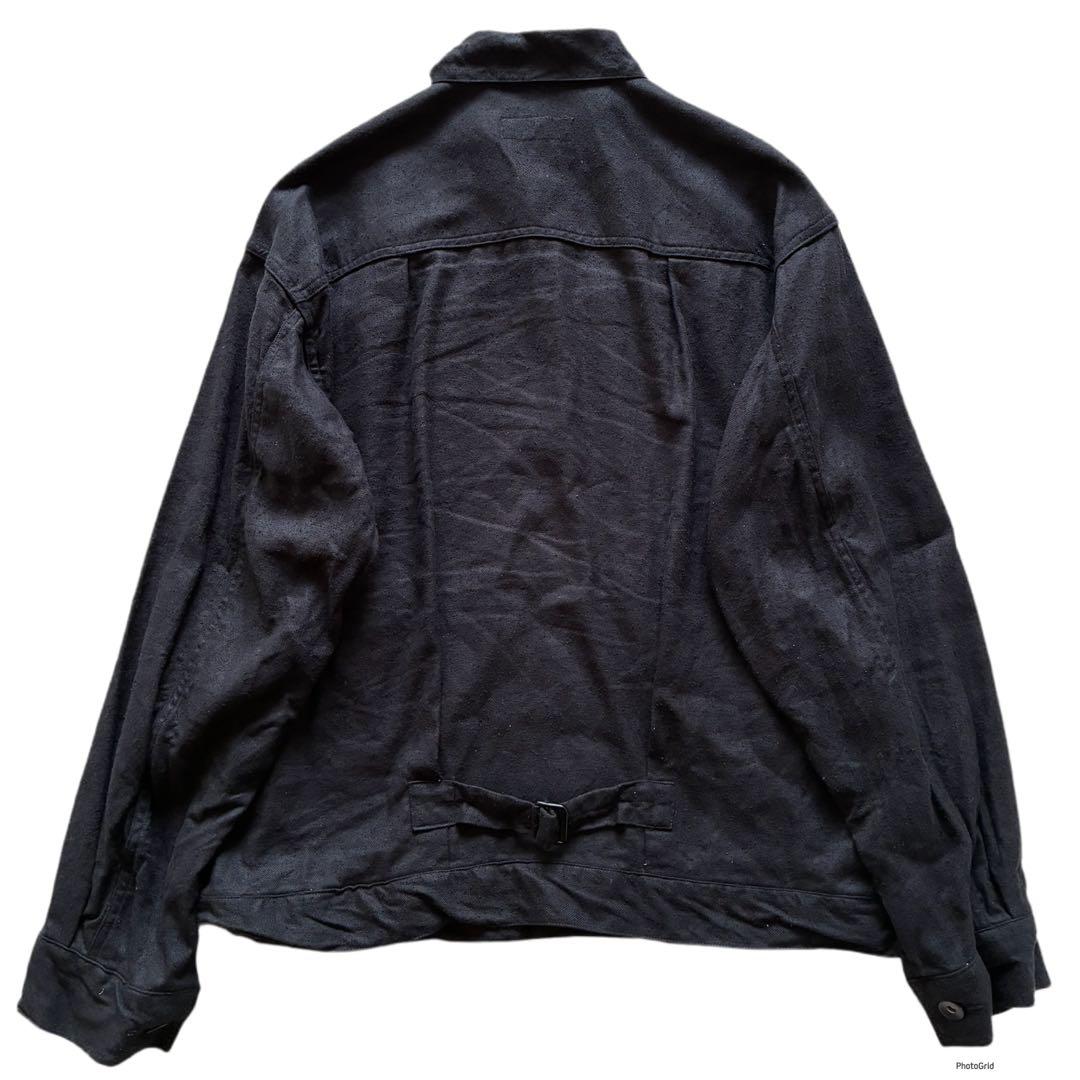marka マーカ 22ss シルクリネン ジャケット ブルゾン シャツ デニム