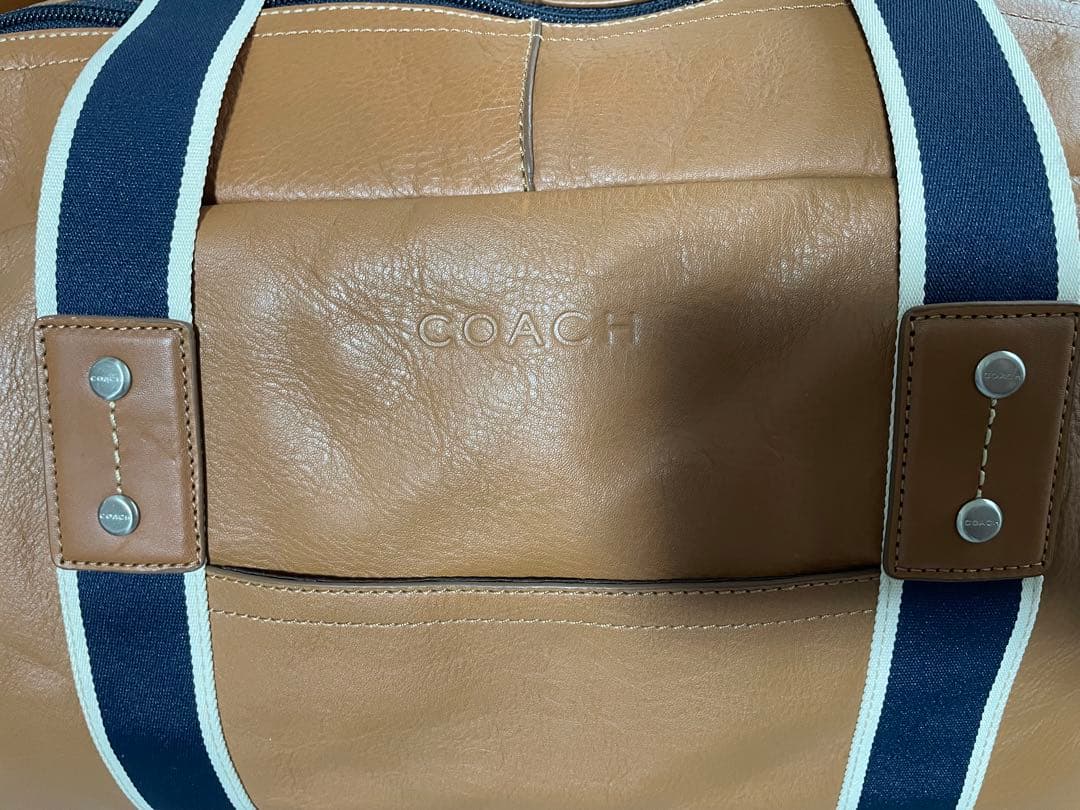 COACH ボストンバッグ 本革 ブラウン コーチ 2way