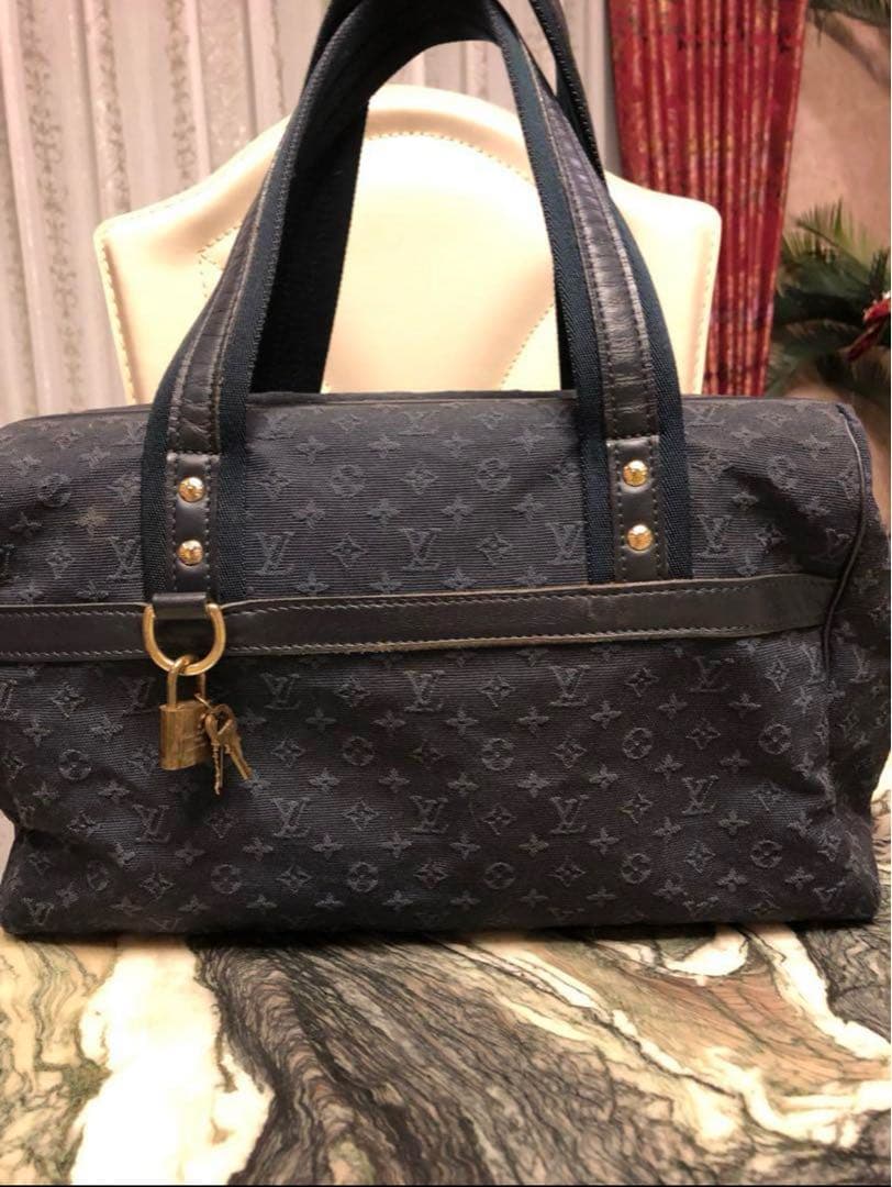 Louis Vuitton ボストンバッグ ネイビー