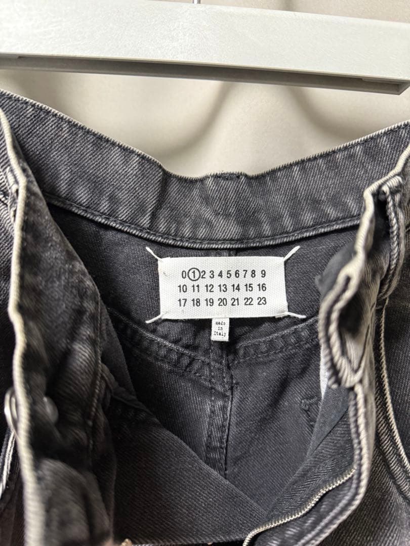 最安値✨maison margiela スラッシュ ブラック デニム 36