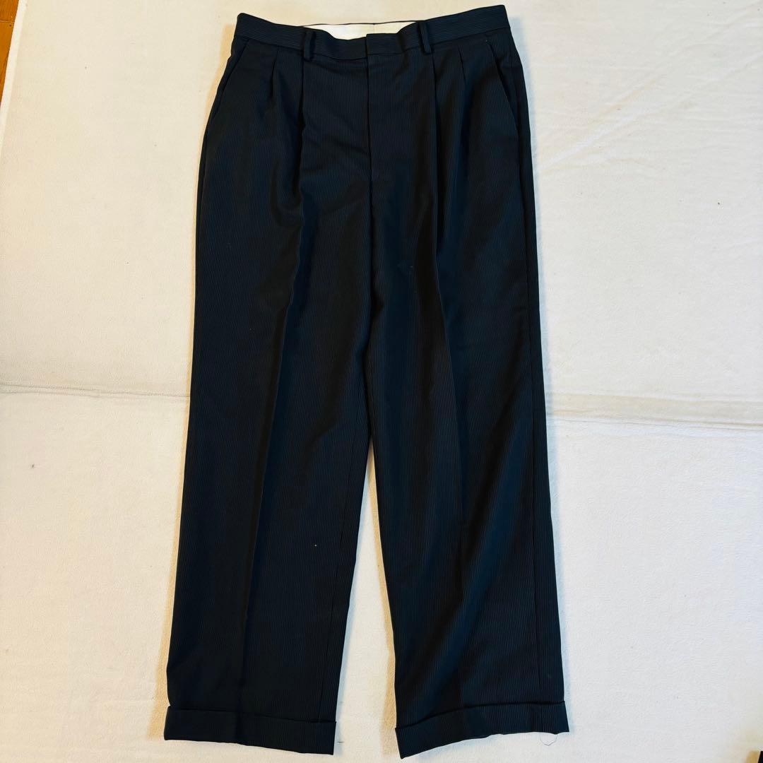 ダーバン D’URBAN ダブルスーツ 日本製 100AB7 ネイビー