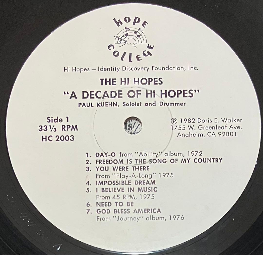 Hi Hopes - A Decade Of ロック チルドレン