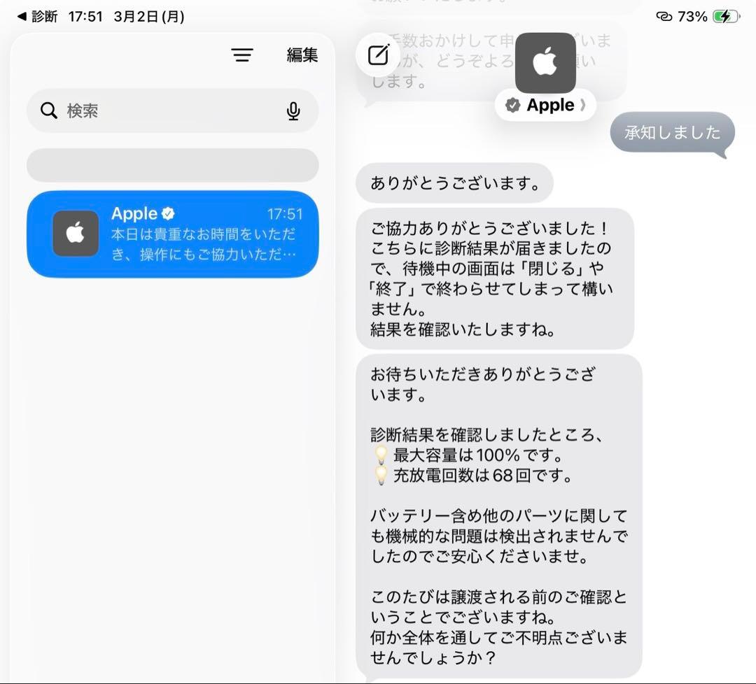 iPad mini (第6世代) 64GB バッテリー100%