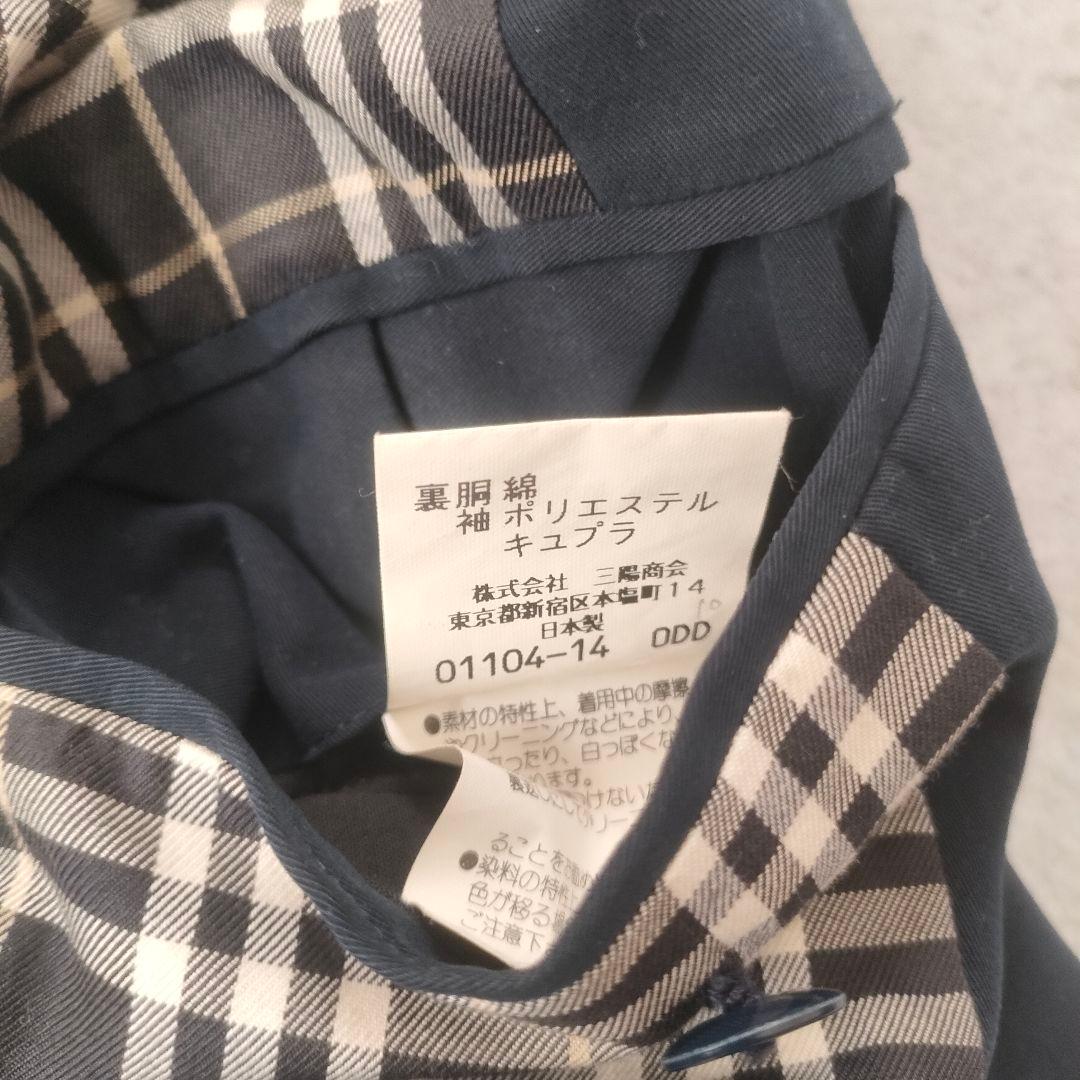 BURBERRY LONDON スイングトップ ネイビー ノバチェック