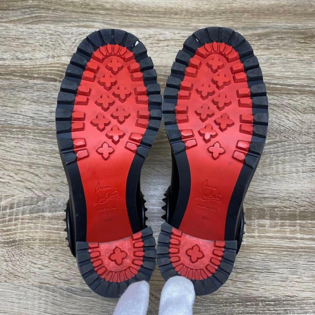 クリスチャンルブタン　36.5 capahutta ラインスタッズ　ブーツ