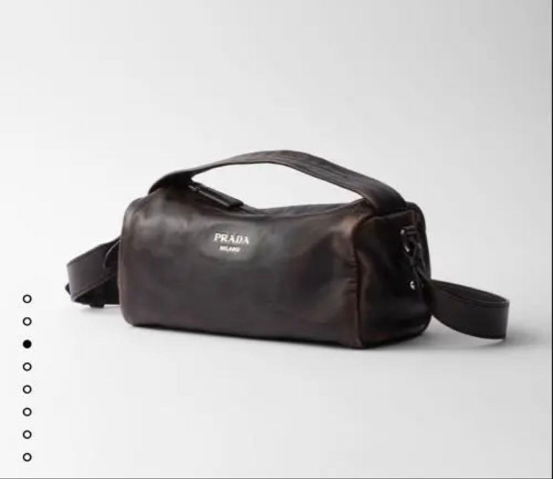 PRADA ナッパレザーショルダーバッグ
