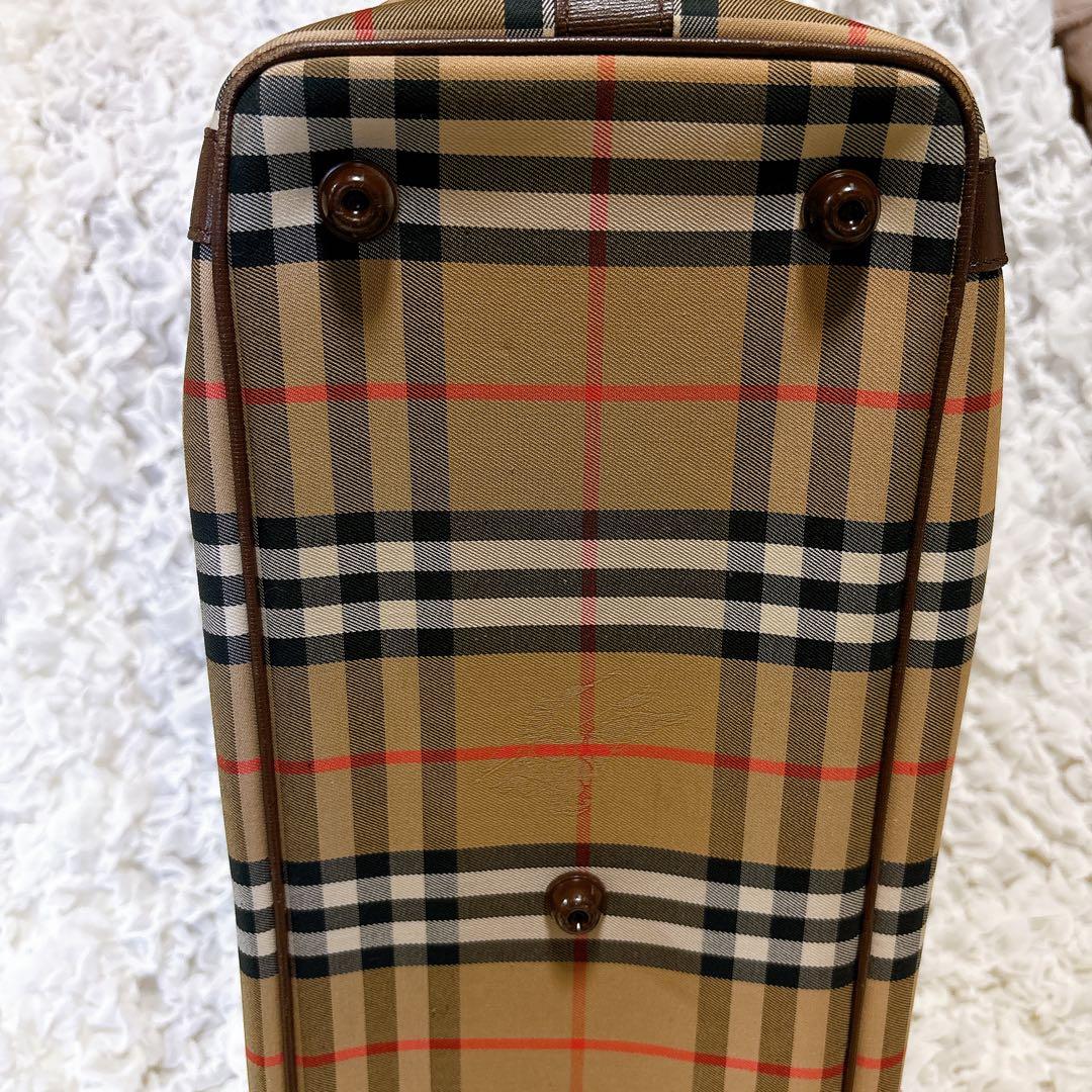 Burberrys ノバチェック ボストンバッグ ノバチェック シャドーホース