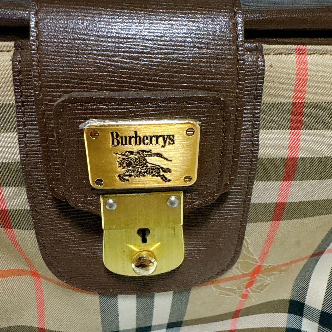 Burberrys ノバチェック ボストンバッグ ノバチェック シャドーホース