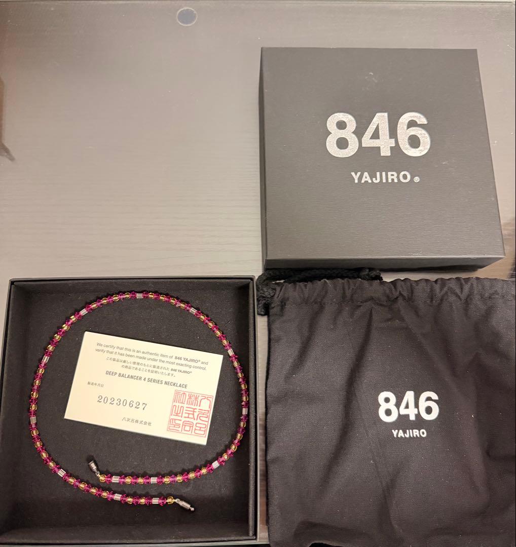 7☆さん専用YAJIRO 846 ネックレス 4 SERIES pink