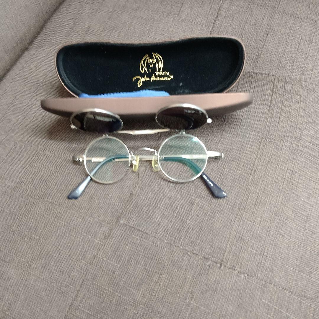 John Lennon ラウンドサングラス シルバー
