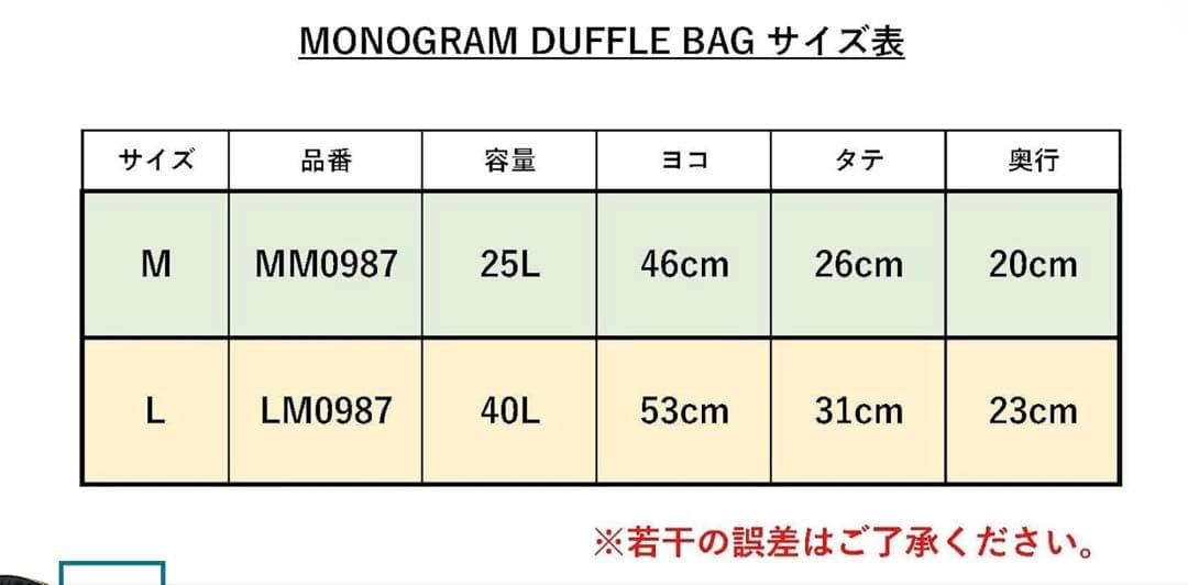 『新品』ジョーダン　モノグラム　ダッフルバック40L