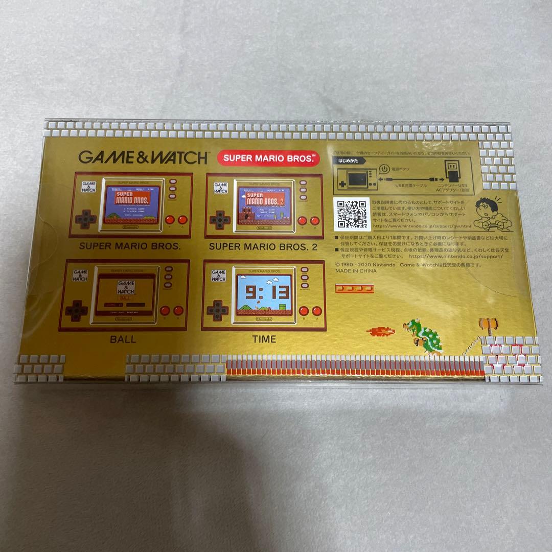 新品未開封　ゲームウォッチ　スーパーマリオブラザーズ　正規品