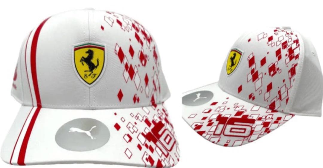 新品未使用！F1 フェラーリ　ルクレール　キャップ　モナコGP