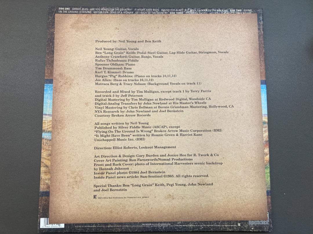 洋楽 NEIL YOUNG / A TREASURE