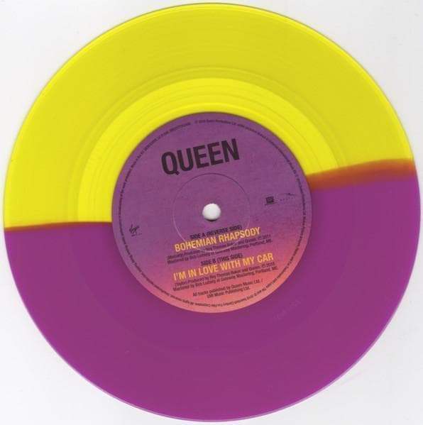 新品　QUEEN　ボヘミアン・ラプソディ　国内 限定盤 カラー 7” レコード