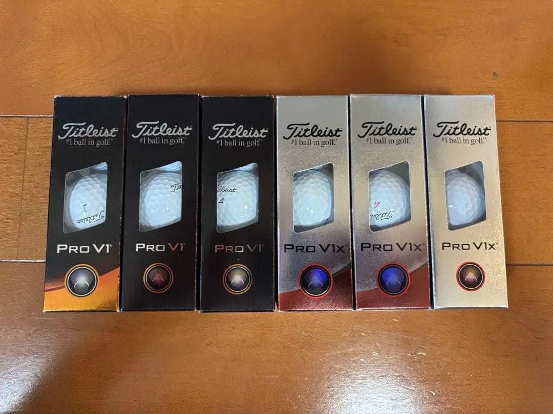 Titleist Pro V1 Pro V1x 18個　タイトリスト