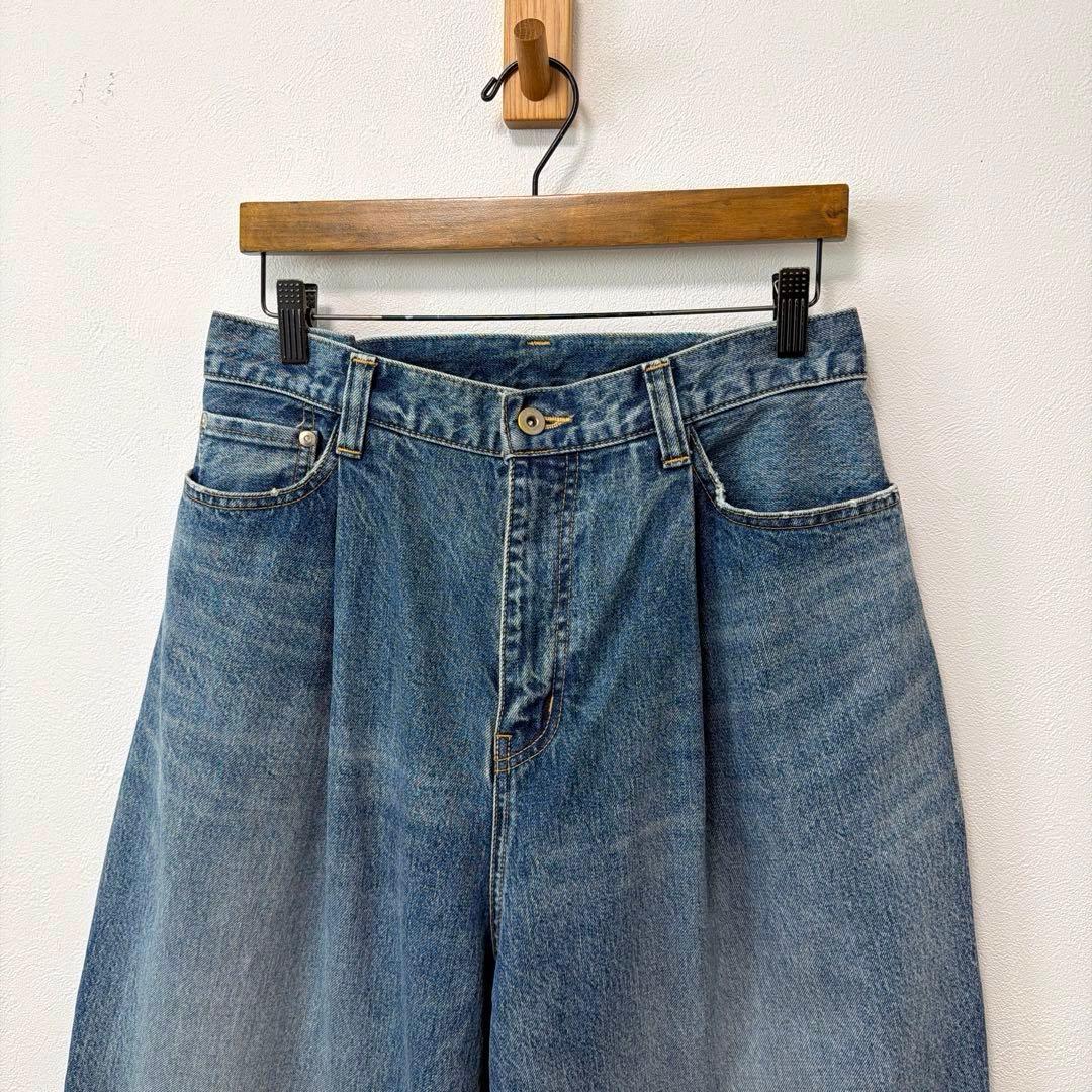 ジャーナルスタンダードラックス　13ozデニム　タックラウンドパンツ