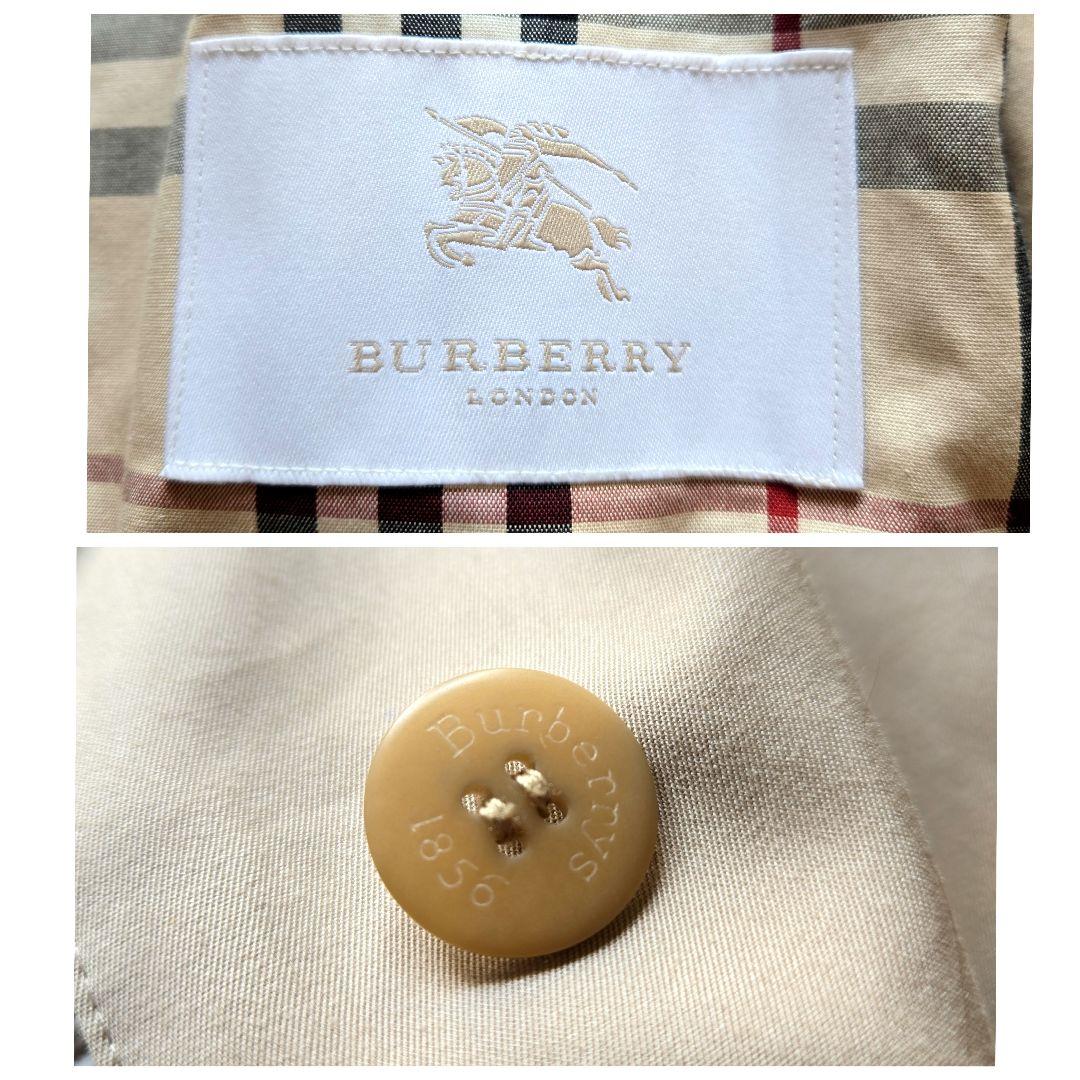 希少★ BURBERRY LONDON ステンカラーコート ノバチェック 刺繍