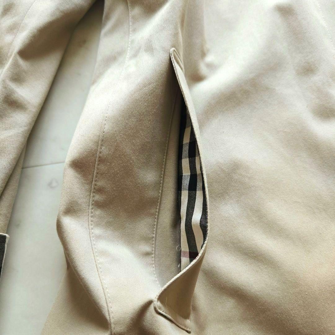希少★ BURBERRY LONDON ステンカラーコート ノバチェック 刺繍