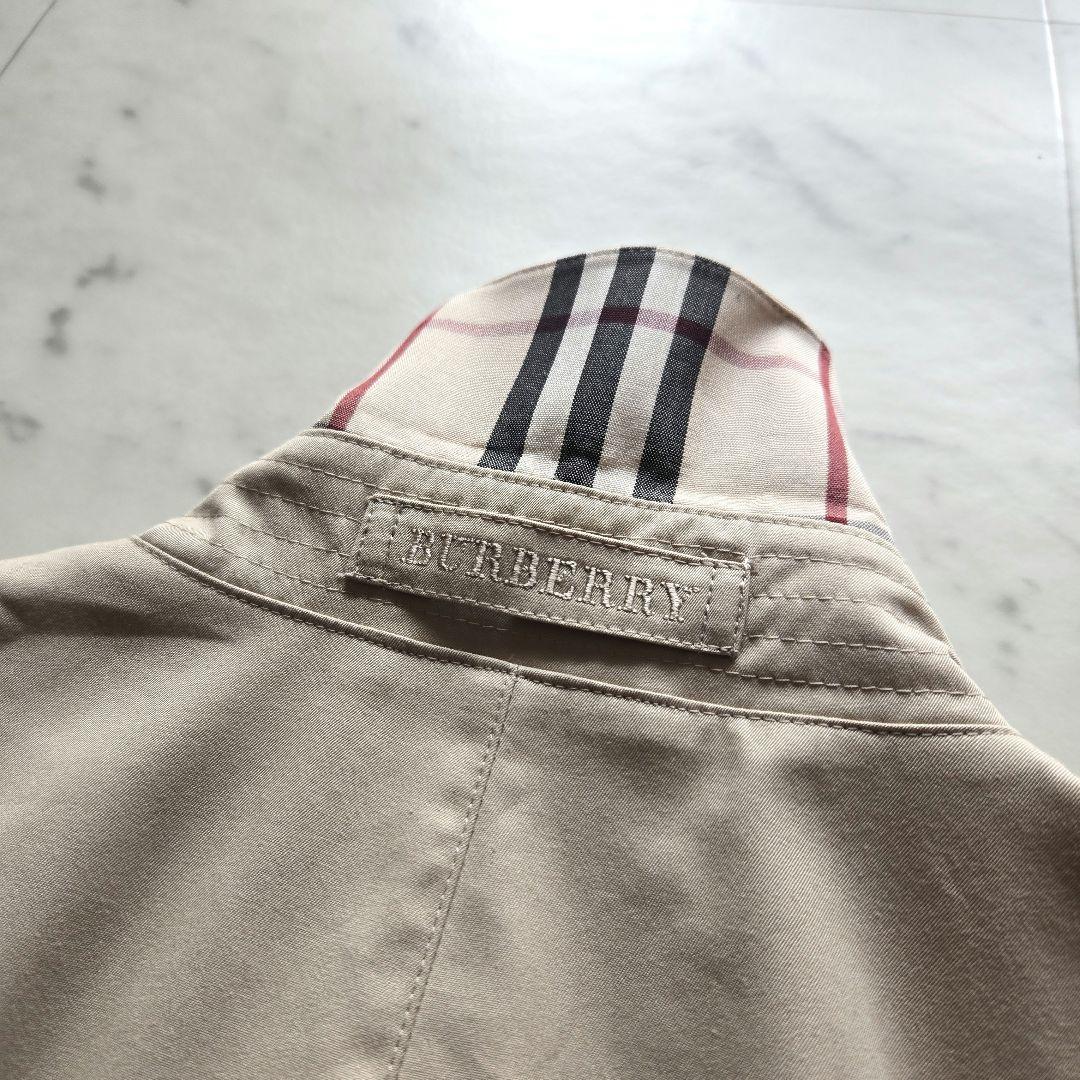 希少★ BURBERRY LONDON ステンカラーコート ノバチェック 刺繍