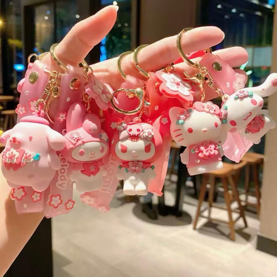 5点セット❣️サンリオ 着ぐるみver キーホルダー ストラップ