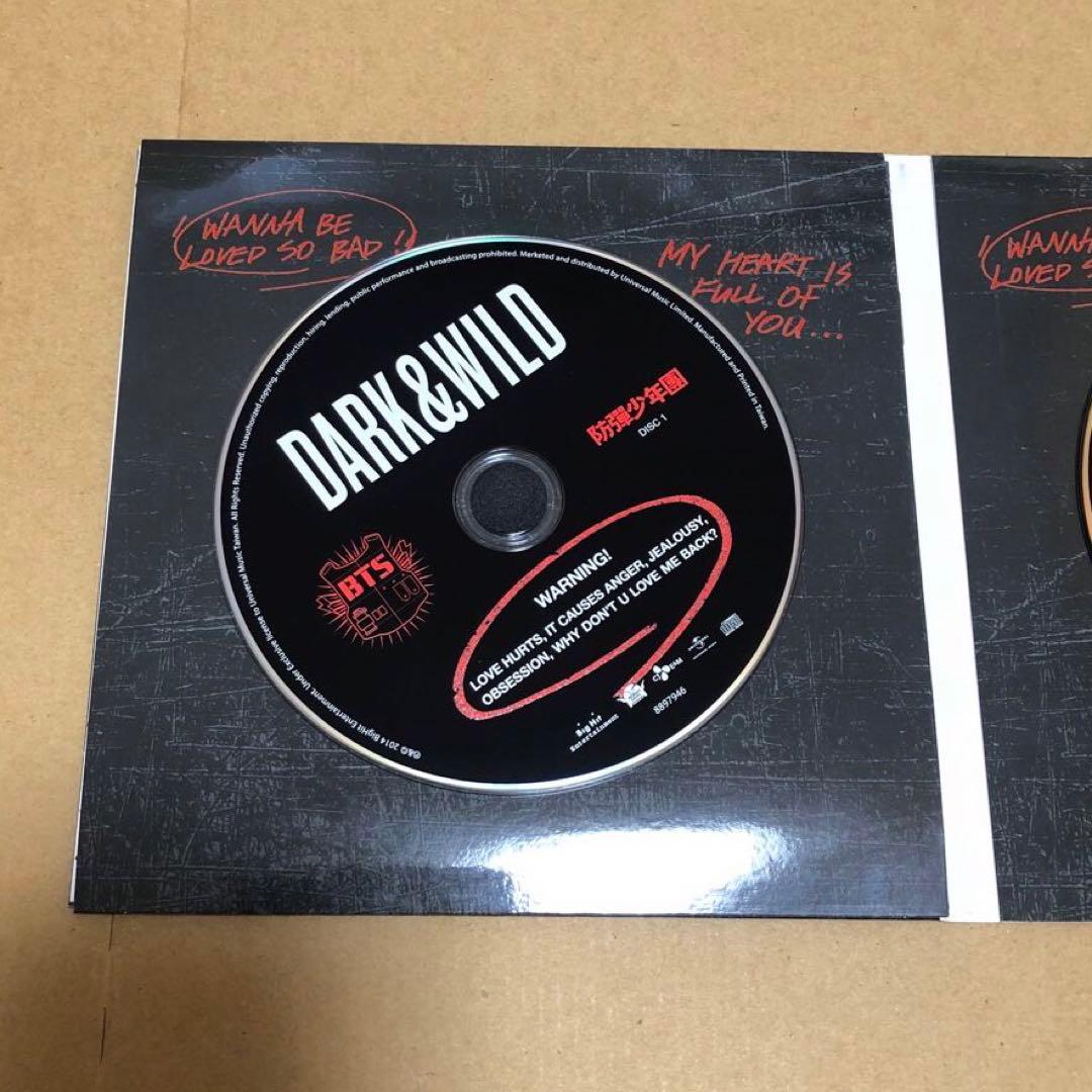 BTS DARK&WILD 台湾盤 CD DVD