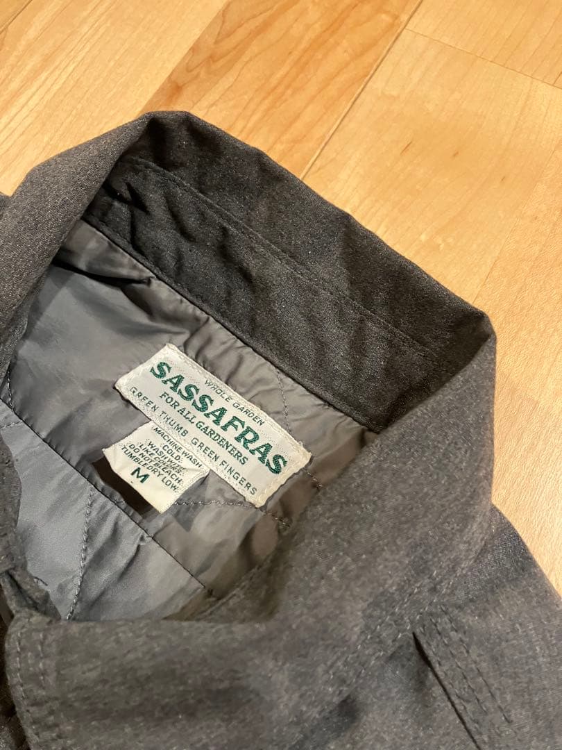 ササフラス　sassafras インサレーション入りジャケット