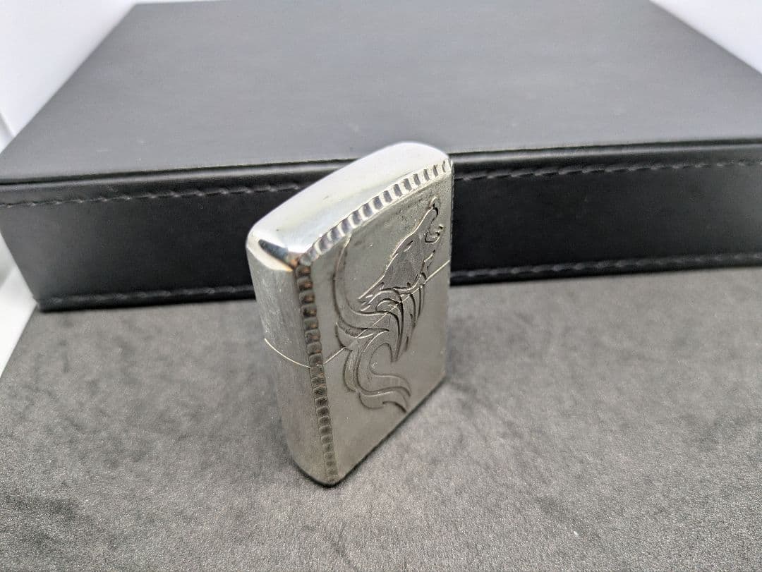 zi 55　ウルフ　アーマー　サイドハンマートーン　両面加工　ジッポー