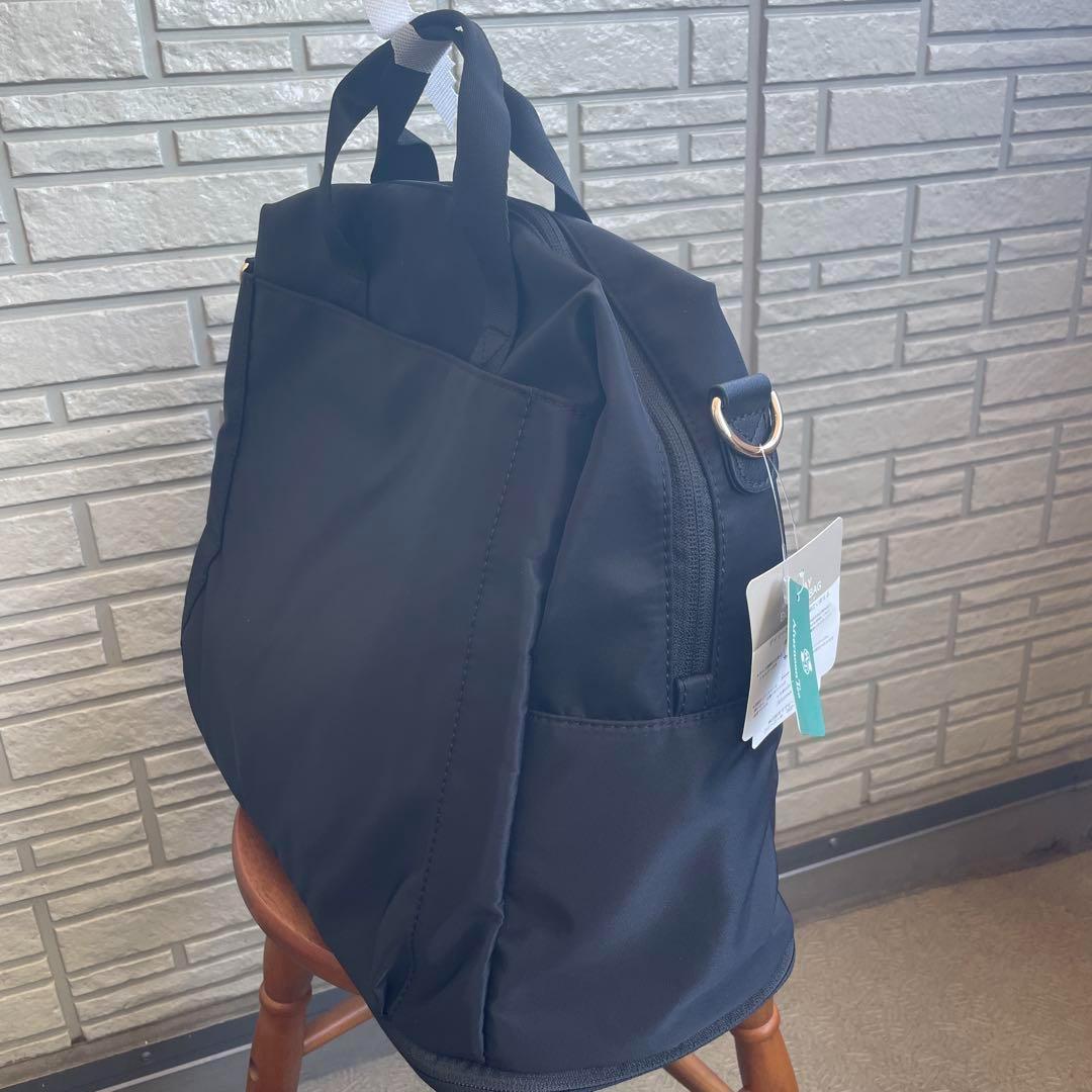 新品 ☆ アフタヌーンティー 6WAYボストンバッグ ブラック