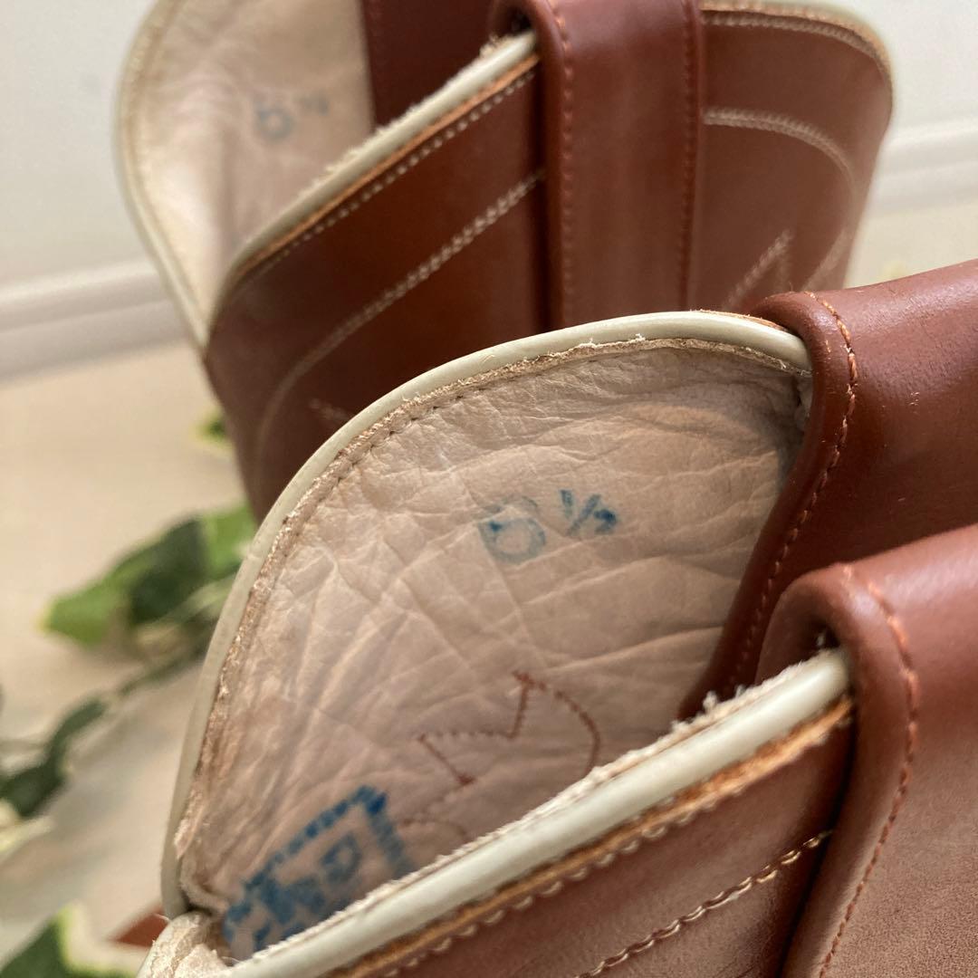 RANCHO BOOTS　ウエスタンブーツ 本革　刺繍 新品　6 1/2