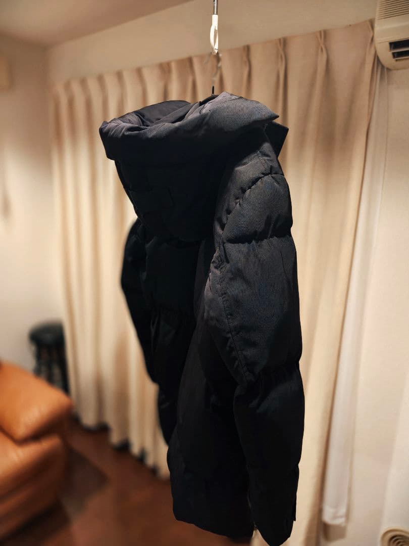All Saints ブラックモッズコート M